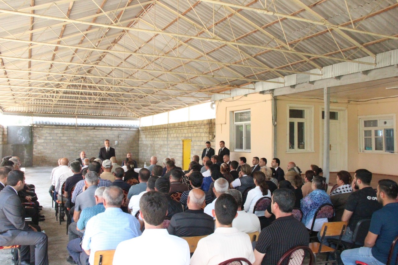 Goranboyda növbəti səyyar qəbul keçirildi - FOTOLAR